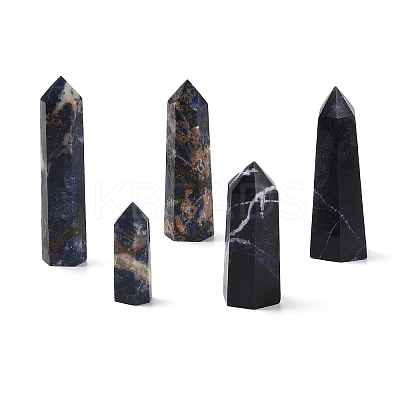 Tower Natural Sodalite Healing Stone Wands LS-G-A096-02I-1