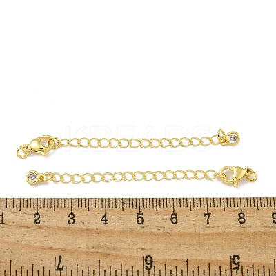 Brass Chain Extender KK-P284-09G-01-1