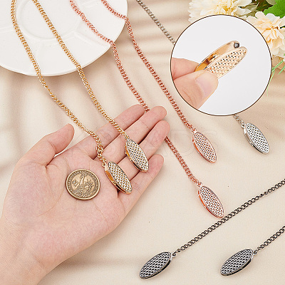 8Pcs 4 Style Alloy Napkin Clip AJEW-OC0004-44-1