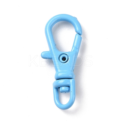 Spray Painted Alloy Swivel Clasps PALLOY-K257-16-1