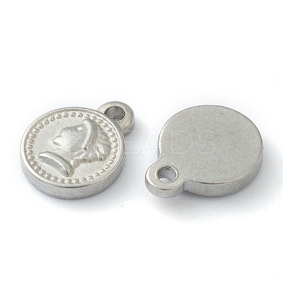 Non-Tarnish 304 Stainless Steel Charms LS-STAS-O145-13P-1