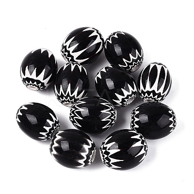 Handmade Millefiori Glass Barrel Beads LS-LA-N002-19F-1