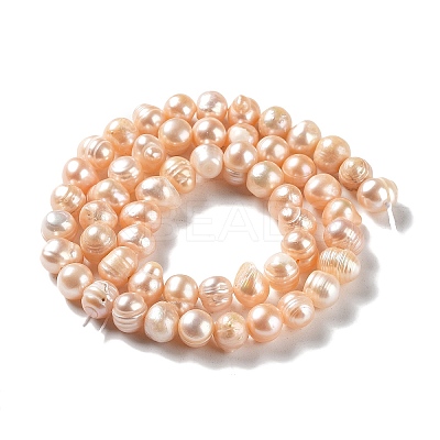 Natural Cultured Freshwater Pearl Beads Strands PEAR-E018-76-1