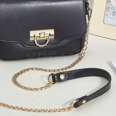 Imitation Leather & Alloy Crossbody Purse Chains FIND-WH20033-034F-LG-1