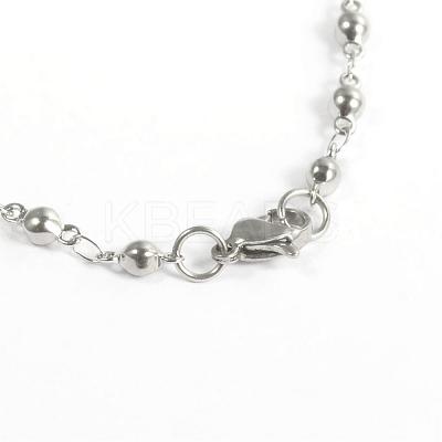 Tarnish Resistant 304 Stainless Steel Bracelets BJEW-D418-06-1