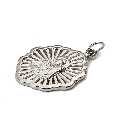 Virgin Mary Theme 304 Stainless Steel Pendants STAS-I356-05P-04-1