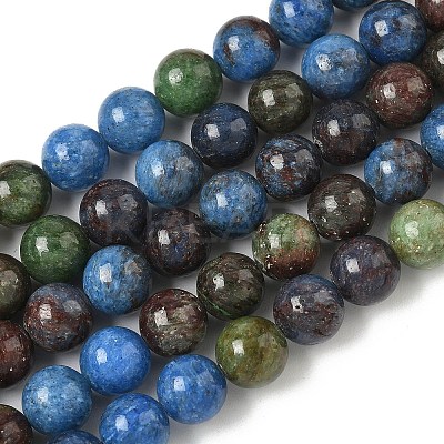 Natural Turquoise Beads Strands G-P574-A04-8mm-1