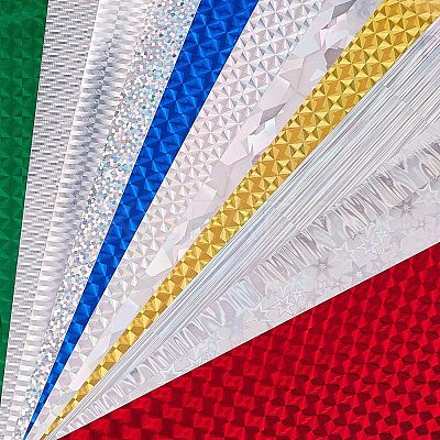 Waterproof Holographic Adhesive Craft Vinyl Sheets DIY-FG0001-25-1