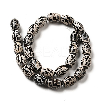 Tibetan Style dZi Beads Strands G-F726-A11-1