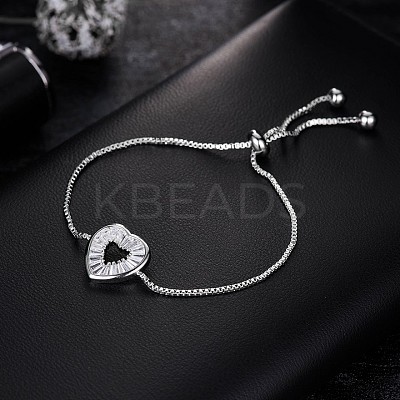 Eco-Friendly Electroplate Brass Slider Bracelets BJEW-EE0006-03P-1