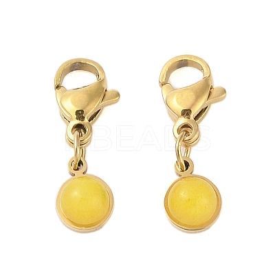 Ion Plating(IP) 316 Surgical Stainless Steel Pendant Decorations STAS-A097-04G-03-1