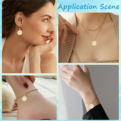 6Pcs Brass Micro Pave Cubic Zirconia Pendants KK-BBC0018-94-1