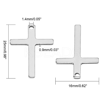 Tarnish Resistant 201 Stainless Steel Pendants LS-X-STAS-L232-022P-1