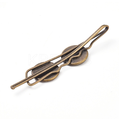 Iron Hair Bobby Pin Findings IFIN-WH0051-93C-1