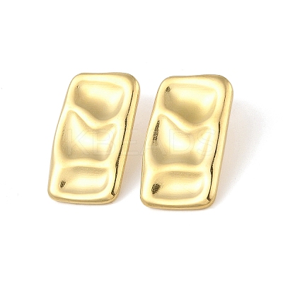 Ion Plating(IP) 304 Stainless Steel Stud Earrings for Women EJEW-B050-08G-1