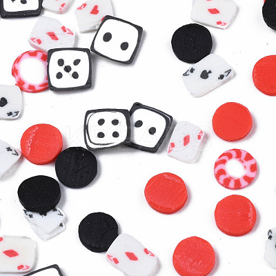 Handmade Polymer Clay Cabochons X-CLAY-N006-90-1