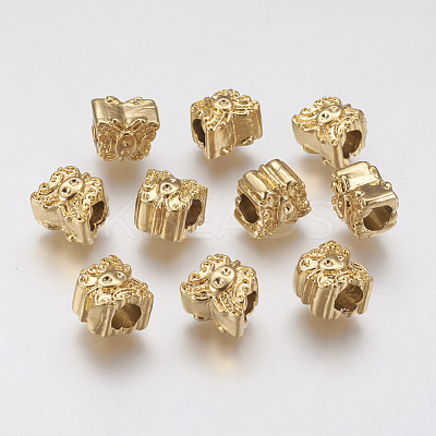Ion Plating(IP) 304 Stainless Steel European Beads STAS-J022-062G-1