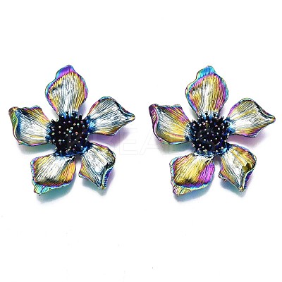 Rainbow Color Alloy Big Pendants PALLOY-N156-167-NR-1