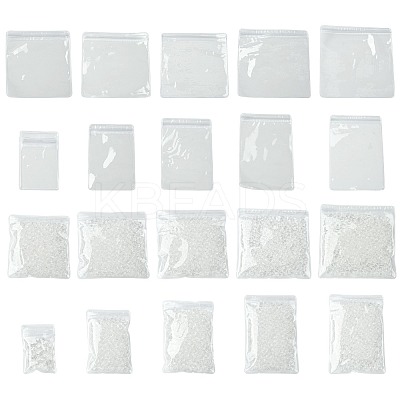 40Pcs 10 Styles PVC Anti Oxidation Resealable Bags AJEW-FS0001-40A-1