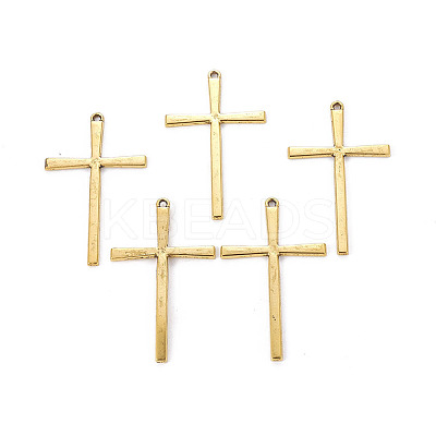 Tibetan Style Alloy Cross Large Pendants LS-TIBEP-EAAA0100Y-AG-FF-1