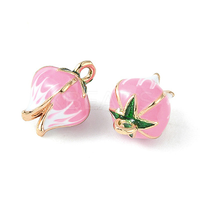 Brass Enamel Charms KK-G462-30LG-1