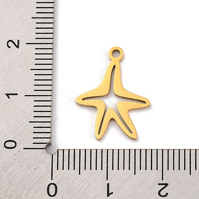 201 Stainless Steel Pendants STAS-U016-08G-03-1