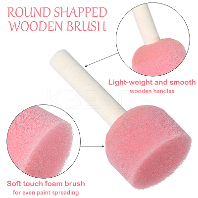 30Pcs 4 Styles Paint Sponges Shapes DIY-SP0006-17-1