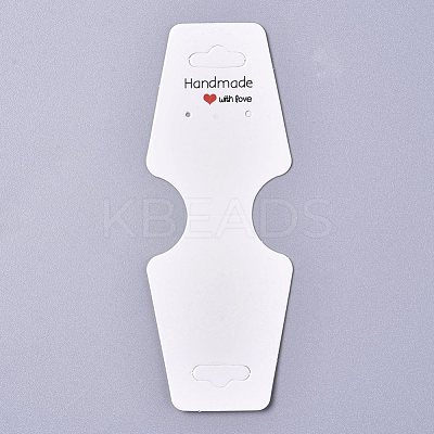 Cardboard Fold Over Paper Display Hanging Cards CDIS-E007-18-1