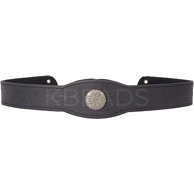 PU with Alloy and Iron Headring AJEW-WH20080-31A-1