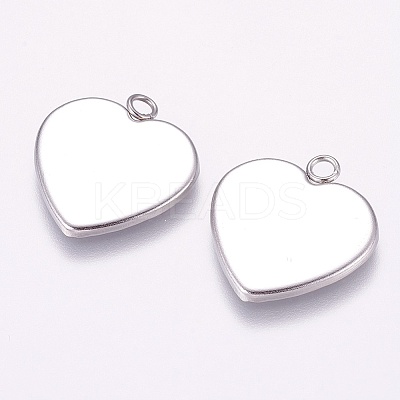 Tarnish Resistant 304 Stainless Steel Pendant Cabochon Settings STAS-E144-076A-1