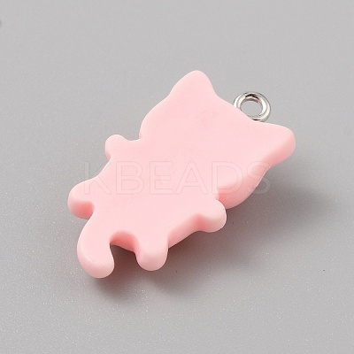 Opaque Resin Cat Pendants X1-CRES-TAC0010-07E-1