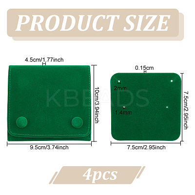 Lint Cloth Jewelry Gift Pouches with Snap Fastener ABAG-WH0045-08B-1