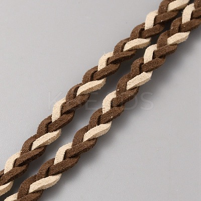 5 Yards Braided Flat Faux Suede Cord LW-TAC0001-02C-1
