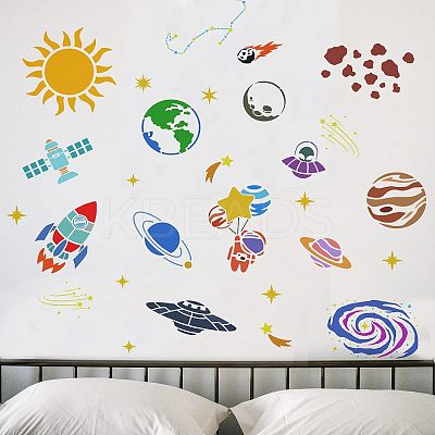 17Pcs 17 Styles PET Hollow Out Drawing Painting Stencils Sets DIY-WH0383-0044-1