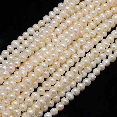 Natural Cultured Freshwater Pearl Beads Strands PEAR-N013-06I-1