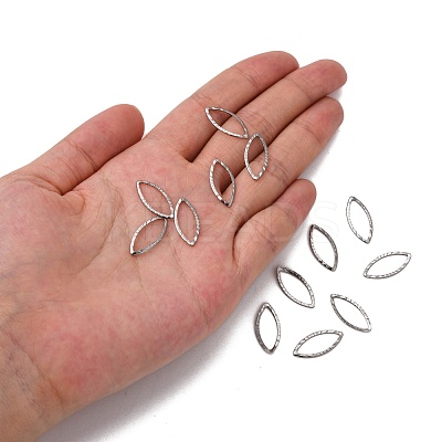 Tarnish Resistant 304 Stainless Steel Linking Rings X-STAS-I071-04P-1