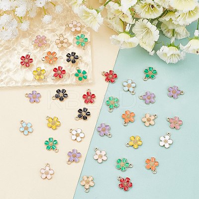 72Pcs 12 Colors Eco-Friendly Zinc Alloy Pendants FIND-PH0002-56-1