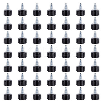 Plastic Twist Bottle Cap SRIB-WH0148-392-1