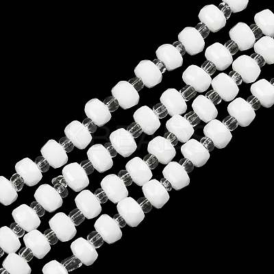 Opaque Glass Beads Strands GLAA-P076-01C-09-1