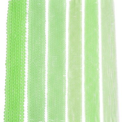 Transparent Glass Beads Strands EGLA-A044-T8mm-MD09-1