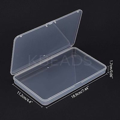 Transparent Plastic Storage Box CON-BC0006-19-1