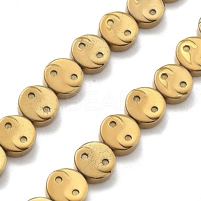 Electroplated Synthetic Non-magnetic Hematite Beads Strands G-B132-C01-01A-1