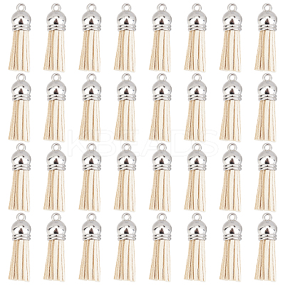 100Pcs Faux Suede Tassel Pendant Decorations FIND-SC0002-29D-1