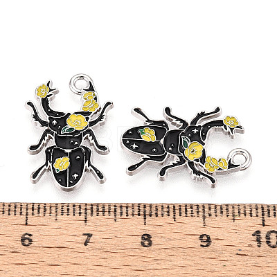 Alloy Enamel Pendants ENAM-N062-08P-1