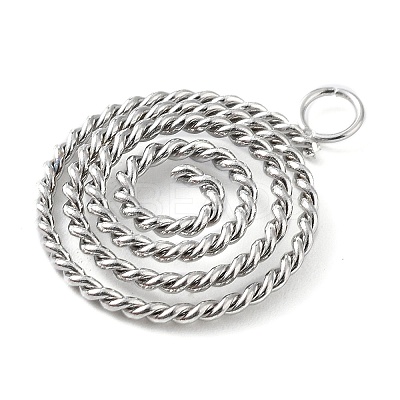 Non-Tarnish 304 Stainless Steel Pendants LS-STAS-G313-01P-1