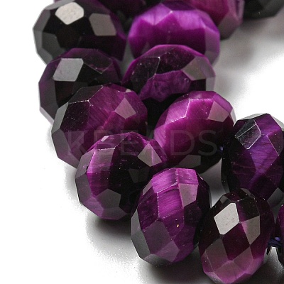Natural Tiger Eye Beads Strands G-K351-B04-03-1
