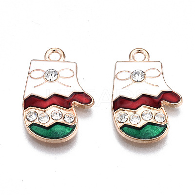Alloy Enamel Pendants ENAM-Q442-032-RS-1