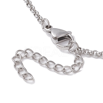 Non-Tarnish 3Pcs 3 Styles 304 Stainless Steel Macrame Pouch Necklace Makings NJEW-JN04901-02-1