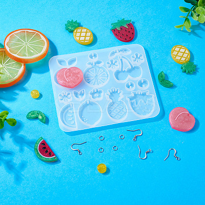DIY Fruit Theme Earring Jewelry Kits DIY-TA0010-52-1