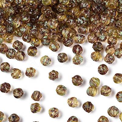 Picasso Transparent Glass Beads SEED-Q039-04B-1